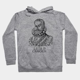 Luís de Camões. Portuguese poet. Literature. Hoodie